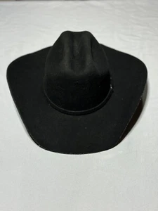 Twister Dallas Cowboy Hat by M&P Size 7 1/8 Black Wool XX - Picture 1 of 11