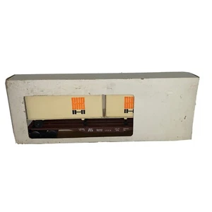 Lionel Trains 6-9212 O Flat Car Seaboard Coast Lines LCCA SCL 2 Trailer Vans NIB - Picture 1 of 8