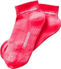 Cannondale BAJA LONGITUD CORAL (ROSA) XLarge calcetines de ciclismo concientización sobre el cáncer de mama Foto 1 de 1