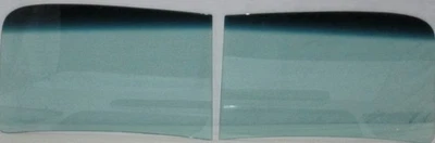Vidrio parabrisas camioneta Chevy GMC 1947-1953 2 piezas delantero verde con banda de sombra Foto 1 de 3