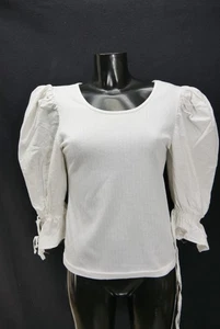 Gr.38 Trachtenbluse weiß Bluse für Dirndl Country Line Stretch Rüschen TB10222 - Bild 1 von 4