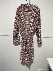 Sussan Size XL Towelling Dressing Gown With Hood Knee Length Polyester Cotton - Picture 1 of 11