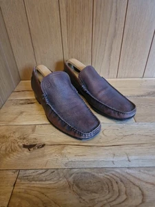 Men’s Gant Slip On Loafer Shoes Brown Size 7 UK 41 EU  - Picture 1 of 9
