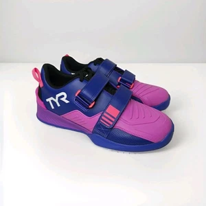 Herren TYR L-2 Lifter Gewichtheben Fitnessschuhe Herren Größe 14 blaulich & lila NEU - Bild 1 von 8
