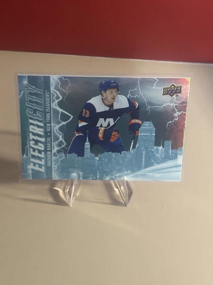 2024-25 Upper Deck Series 2 - Electricity Mathew Barzal #EC-3 - Image 1 of 1