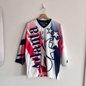 Vintage 1996 Atlanta Olympics Rare AOP Hockey Jersey Size Large 90s Retro Sports - Picture 1 of 7