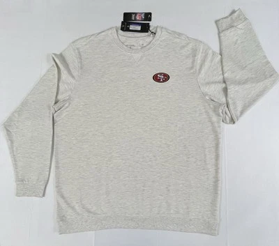 Suéter bordado para hombre XL San Francisco 49ers Antigua NFL Crew Foto 1 de 4