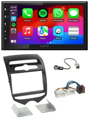 Kenwood MP3 USB DAB 2DIN Bluetooth Autoradio für Hyundai ix20 ab 2010 man. Klima - Bild 1 von 4
