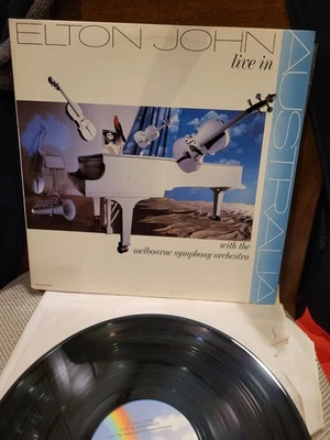 Elton John Live in Australia 2LP MCA2-8022 NM Vinyl EX Gatefold Cover 1987 Rock - Image 1 of 4