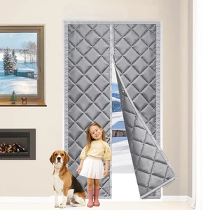 Tenda termica per porta 90x210 cm magnetica antifreddo termoisolante antivento - Foto 1 di 15