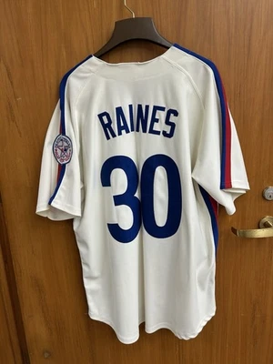Tim Raines 1982 Montreal Expos Cooperstown Men's Home Jersey w/ All Star Patch. - Image 1 of 4