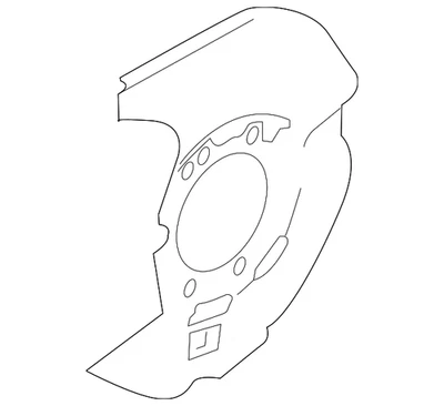 Nissan Altima 2019-2025 genuino - Protector antipolvo de frenos 41161-6CT0A Foto 1 de 2