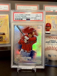 ⭐️ SHOHEI OHTANI 2018 TOPPS CHROME INTERNATIONAL AFFAIR #IA-SO PSA 10 GEM RC 🔥 - Picture 1 of 3