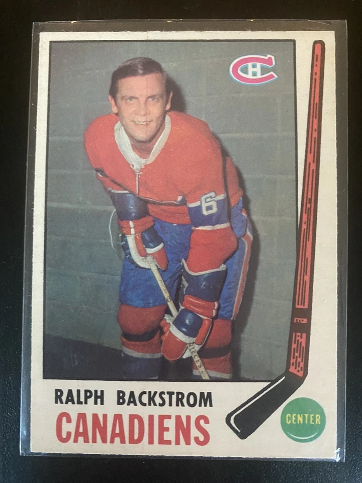 $10 – 1969-70 OPC Hockey Ralph Backstrom #166 ExMT+ - Image 1 of 1