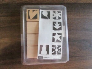 Stampin' Up Stamps Set *UNASSEMBLED* Brand new never been used - Bold Shapes - Picture 1 of 2