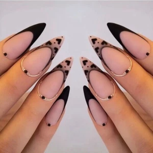 Selbstklebende Kunstnägel Nagelstudio Expess On Nails künstliche Fingernägel 24p - Bild 1 von 9