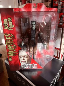 Diamond Select 2011 The Munsters Herman Munster Action Figure w/ Electric Chair - Picture 1 of 10