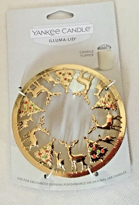 Yankee Candle ~ ВЕРХНЯЯ ЧАСТЬ КРЫШКИ ILLUMA — «Рога и огни» ~ новая с ценниками - Изображение 1 из 4