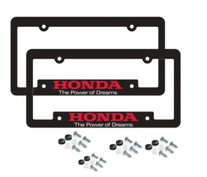 Par de marcos de matrícula originales Honda Power of Dreams - Imagen 1 de 1