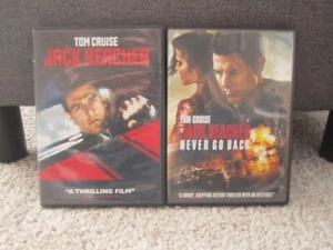 Jack Reacher 2 Movie Collection DVD Set Tom Cruise - Picture 1 of 1