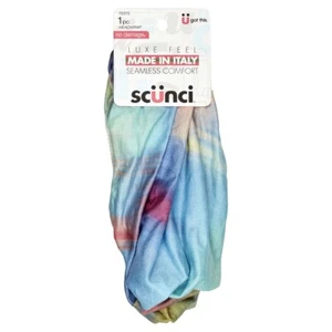 Scunci No-Damage Luxe Feel Made in Italy Seamless Comfort Multi-Colored Headwrap - Picture 1 of 1