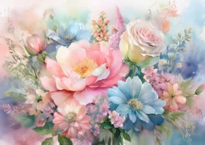 500-piece Lovely bouquet jigsaw puzzle 3 - Picture 1 of 2