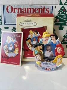 Soporte para fotos de Pretty as a Princess Navidad Disney Sello Guarda Adorno NUEVO EN CAJA - Imagen 1 de 13