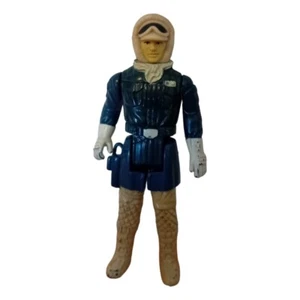 Figura de acción vintage Kenner Star Wars Han Solo Hoth 1980 sin blaster - Imagen 1 de 6
