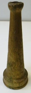 American Rubber Mfg. Co. Brass Fire Nozzle, 5-3/4" Long - Picture 1 of 6