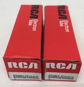 Paar Cinch Elektronenröhren in Box GHM5/GHA5 Großbritannien - Bild 1 von 4
