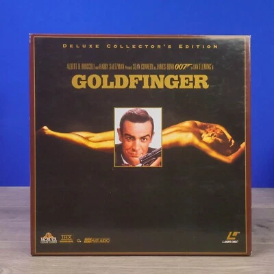JAMES BOND 007 - GOLDFINGER - DELUXE COLLECTORS EDITION LASERDISC 3-DISC BOX SET - Image 1 of 4