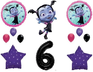 XL Vampirina Vampire Girl 6th Birthday Party Balloons Decoration Supplies Sixth - Picture 1 of 1