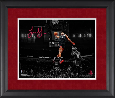 Jalen Green Houston Rockets Framed 11" x 14" Spotlight Photograph Cover