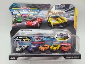 2020 MICROMACHINES SILVER CHROME CHASE RARE SERIES 1 #1 SUPER CARS PASO FINO NEU - Bild 1 von 5