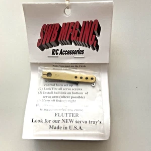 SWB CNC MACHINED ALUMINUM HEAVY DUTY DOUBLE-LOC SERVO ARMS NEW IN PACKAGE  - Picture 1 of 2