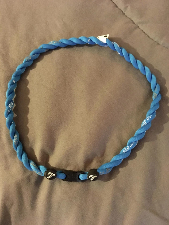 TORONTO BLUE JAYS Double Rope Titanium Team Necklace 22" NEW! FAST SHIP! - Image 1 of 1