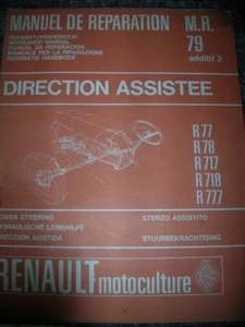 RENAULT TRACTEUR R 77-78-717-718-777 MANUEL REPARA 79 OCCASION ORIGINE D'EPOQUE - Picture 1 of 1
