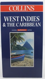 COLLINS West Indies & The Caribbean Map Travel Tourist By Bartholomew 1998 - Picture 1 of 5