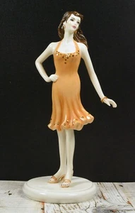 Beautiful Coalport Birthstone Collection Beautiful Lady Figure November ~ Topaz - Picture 1 of 4