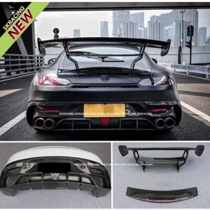 For Benz AMG GT GTC GTS GTR Exterior Black Series Body kits Rear Bumper Spoiler - Picture 1 of 9