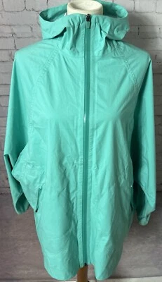 Merrell Select X Dry Rain Jacket Women's Small Green Hooded Full Zip - Image 1 of 4