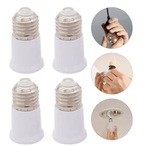10pcs E27 to E27 LED Light Bulb Extender Flexible Light Bulb Extension Adapter - Picture 1 of 12