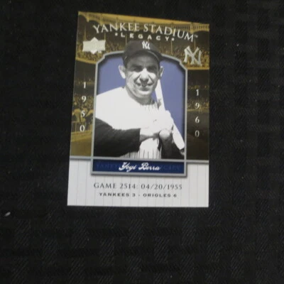 2008 Upper Deck Yankee Stadium Legacy #2514 Yogi Berra   - Image 1 of 2
