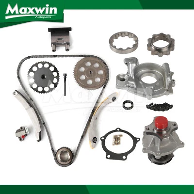 Timing Chain Kit VVT Oil Water Pump for 06-07 Chevrolet GMC Envoy Buick Rainier - Image 1 of 4
