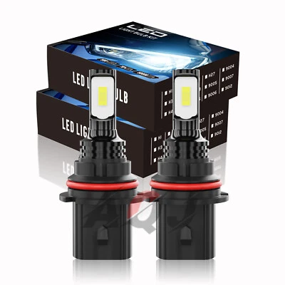 FOR Pontiac Grand Prix 1997-2003-9007 White LED Headlight Bulbs Hi-Low Beam 2X Foto 1 de 4