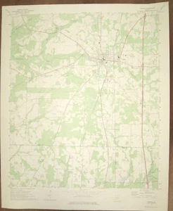 Vienna, Georgia 1972 Original Vintage USGS Topo Map - Picture 1 of 2
