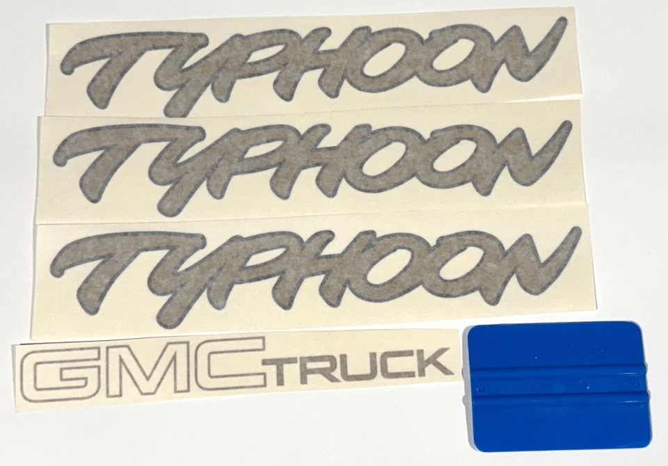 GMC Truck Gold Typhoon 1993 kit de calcomanías Foto 1 de 1