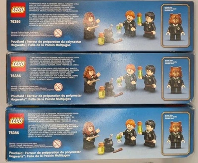 Lot Of 3 - Lego Harry Potter - Hogwarts: Polyjuice Potion Mistake (76386) Sealed - Image 1 of 4