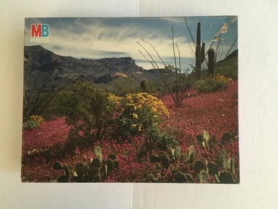 VINTAGE MILTON BRADLEY PUZZLE “ORGAN PIPE NAT’L MONUMENT AZ” 1000 PCS COMPLETE - Image 1 of 4