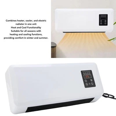 Wall Mounted Air Conditioner Mini Cooling And Heating Air Conditioner W/Remote - Image 1 of 4